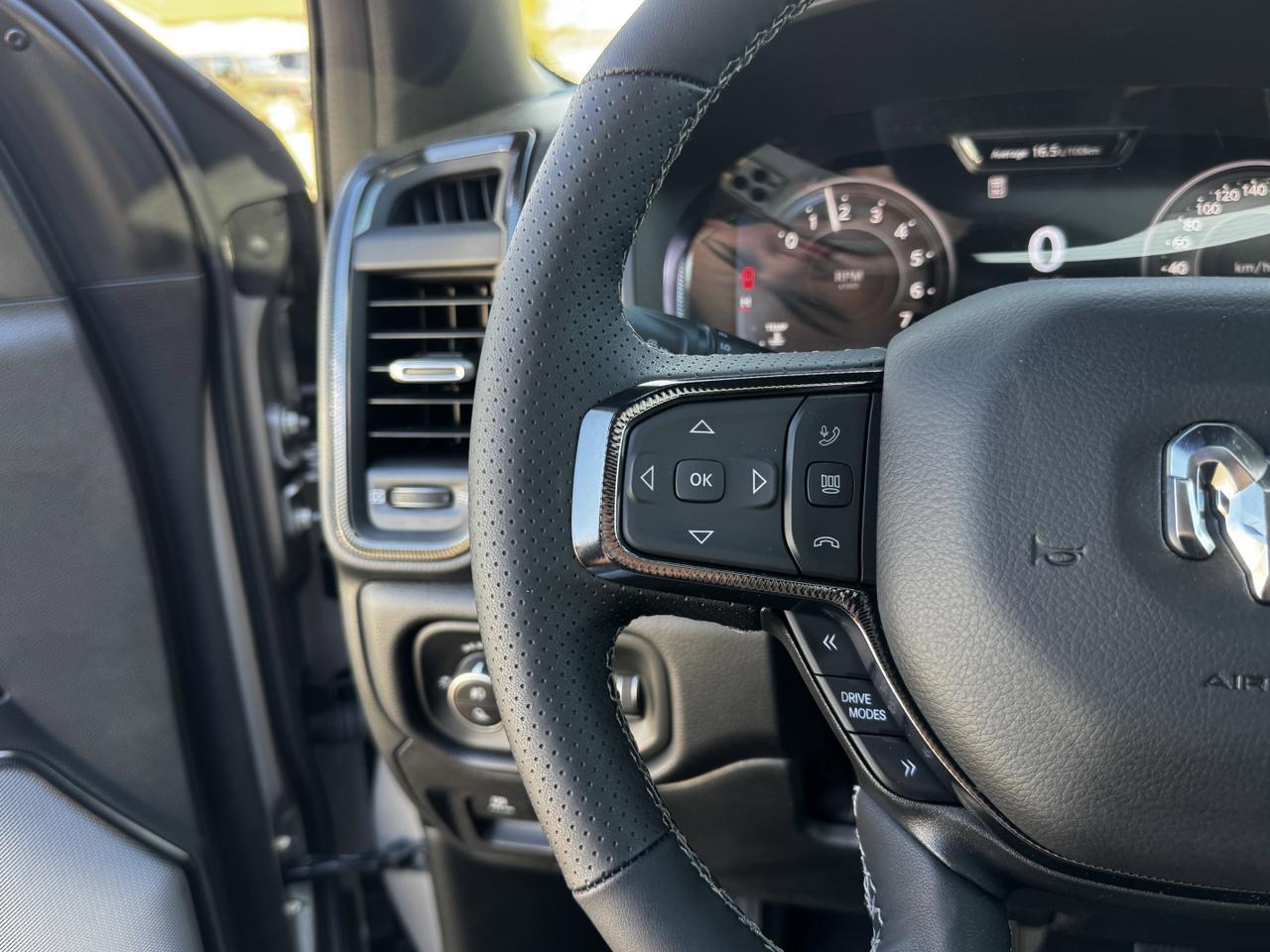 2025 Ram 1500 Sport Night Edition Crew Cab 4x4 | 3L Hurricane | Leather | Heated Vented Seats | Pano Sunroof Redwater AB