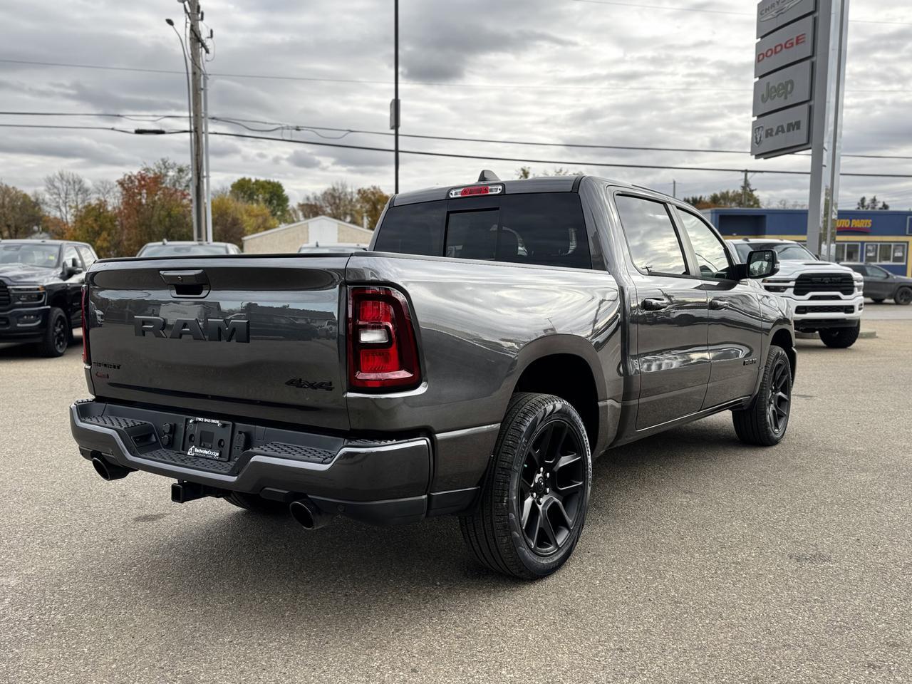 2025 Ram 1500 Sport Night Edition Crew Cab 4x4 | 3L Hurricane | Leather | NAV | Heated Vented Seats Redwater AB