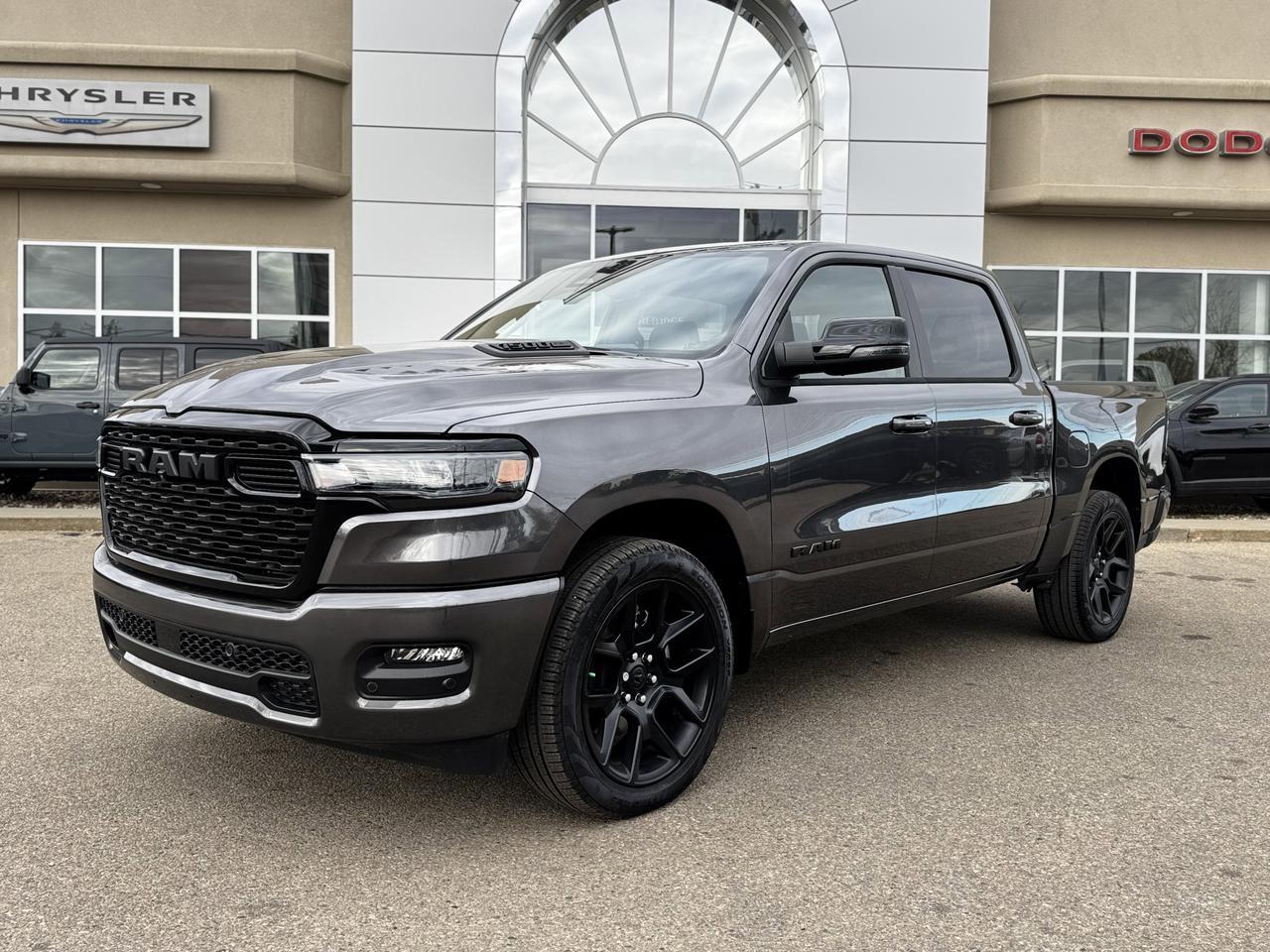 2025 Ram 1500 Sport Night Edition Crew Cab 4x4 | 3L Hurricane | Leather | NAV | Heated Vented Seats