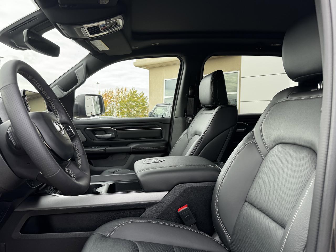 2025 Ram 1500 Sport Night Edition Crew Cab 4x4 | 3L Hurricane | Leather | NAV | Heated Vented Seats Redwater AB