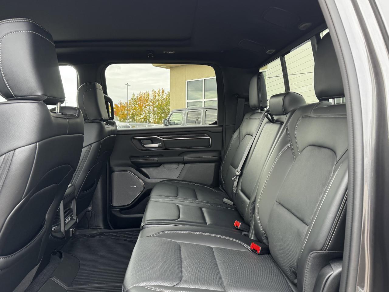 2025 Ram 1500 Sport Night Edition Crew Cab 4x4 | 3L Hurricane | Leather | NAV | Heated Vented Seats Redwater AB