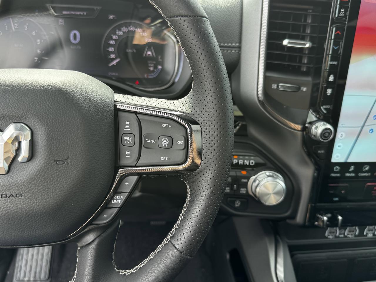 2025 Ram 1500 Sport Night Edition Crew Cab 4x4 | 3L Hurricane | Leather | NAV | Pano Sunroof | Power Tailgate Redwater AB