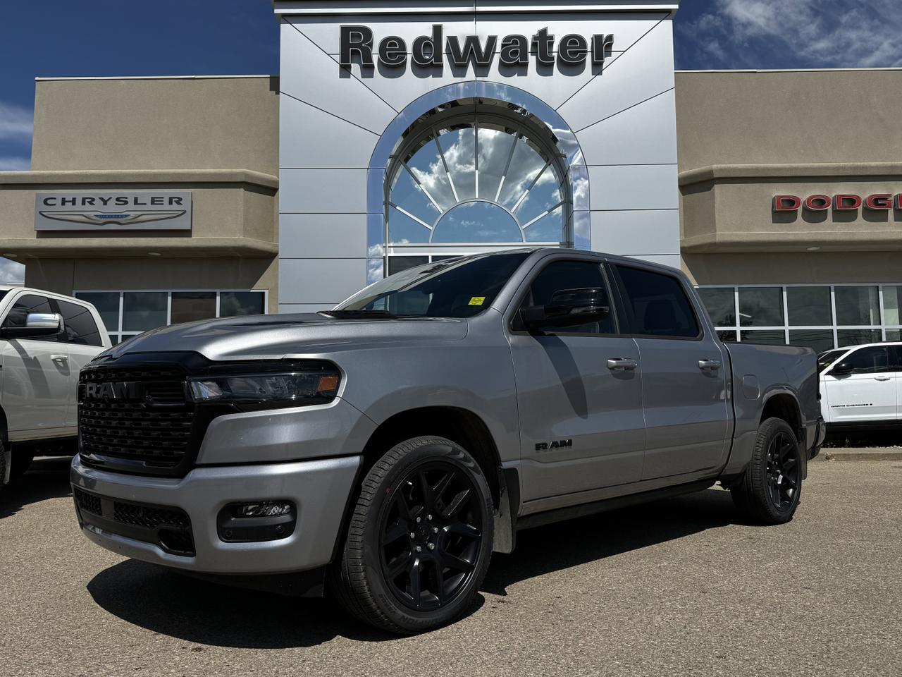 2025 Ram 1500 Sport Night Edition Crew Cab 4x4 | 3L Hurricane | Leather | NAV | Pano Sunroof | Power Tailgate