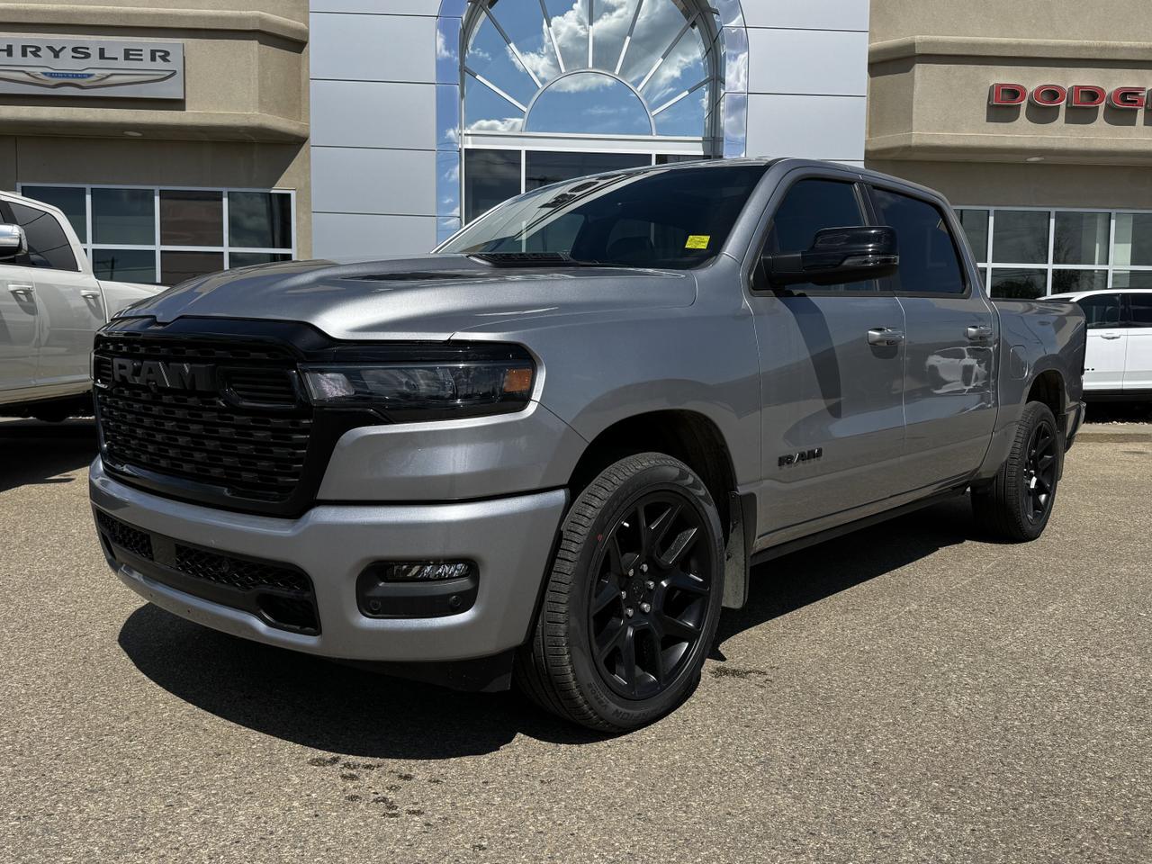 2025 Ram 1500 Sport Night Edition Crew Cab 4x4 | 3L Hurricane | Leather | NAV | Pano Sunroof | Power Tailgate Redwater AB