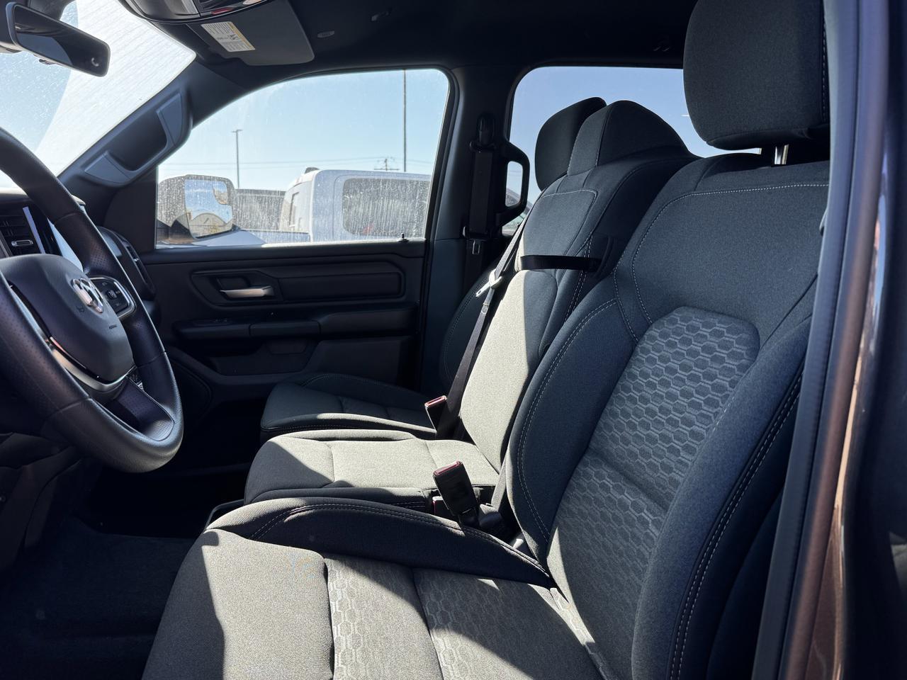 2025 Ram 1500 Tradesman Night Edition Crew Cab 4x4 | 3L Hurricane | Front Cloth Bench | Backup Camera Redwater AB
