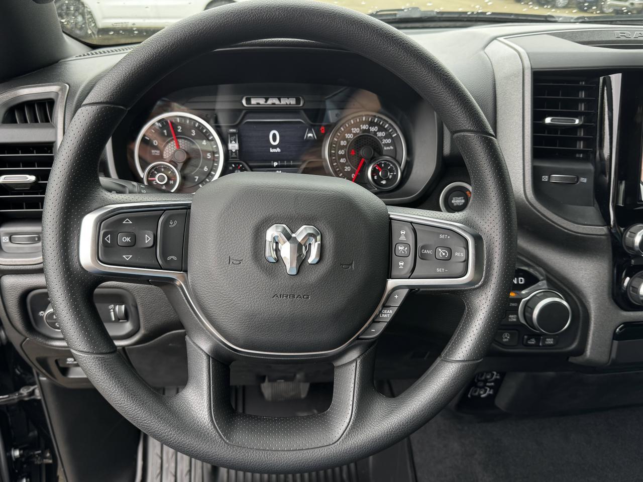 2025 Ram 1500 Tradesman Warlock Crew Cab 4x4 | 3L Hurricane | Cloth Bench | 125L Fuel Tank | Redwater AB
