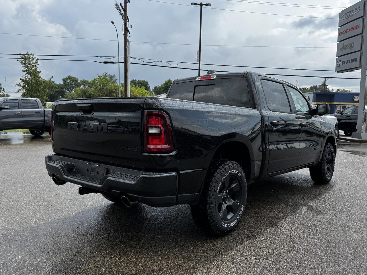 2025 Ram 1500 Tradesman Warlock Crew Cab 4x4 | 3L Hurricane | Cloth Bench | 125L Fuel Tank | Redwater AB