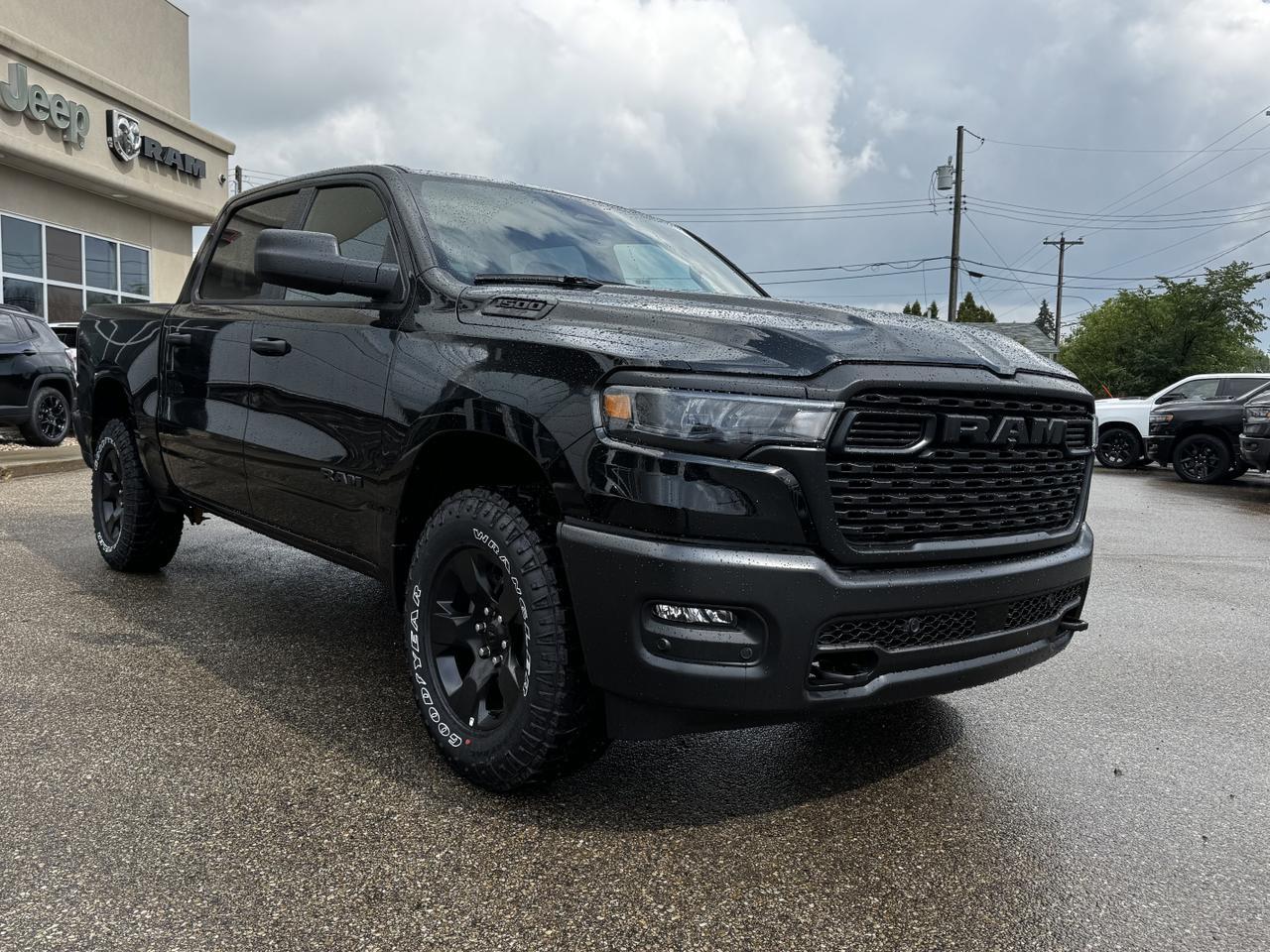 2025 Ram 1500 Tradesman Warlock Crew Cab 4x4 | 3L Hurricane | Cloth Bench | 125L Fuel Tank | Redwater AB
