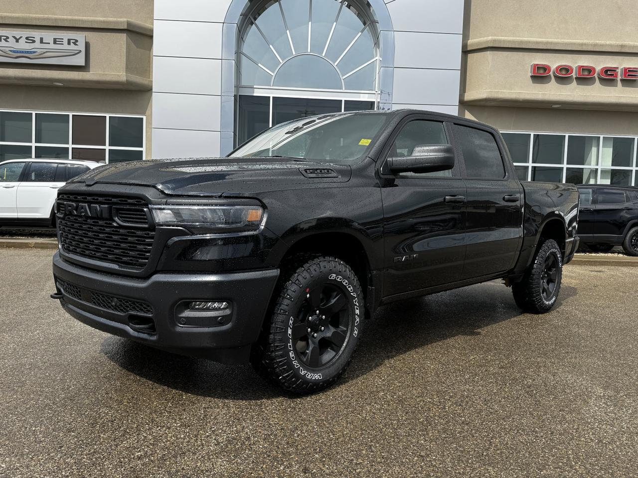 2025 Ram 1500 Tradesman Warlock Crew Cab 4x4 | 3L Hurricane | Cloth Bench | 125L Fuel Tank | Redwater AB