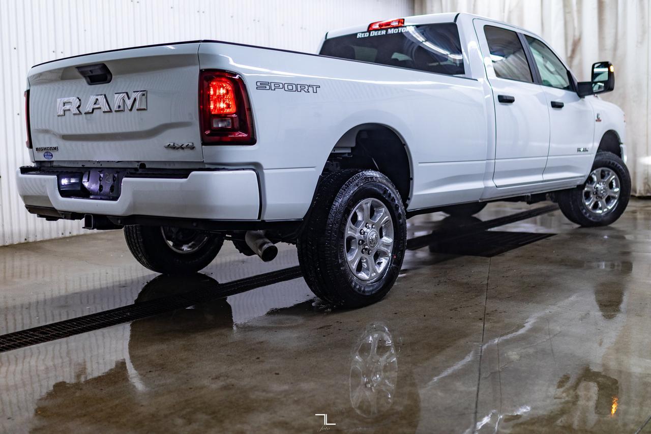 2025 Ram 2500 4x4 Crew Cab Big Horn Sport Longbox Diesel Nav Red Deer AB