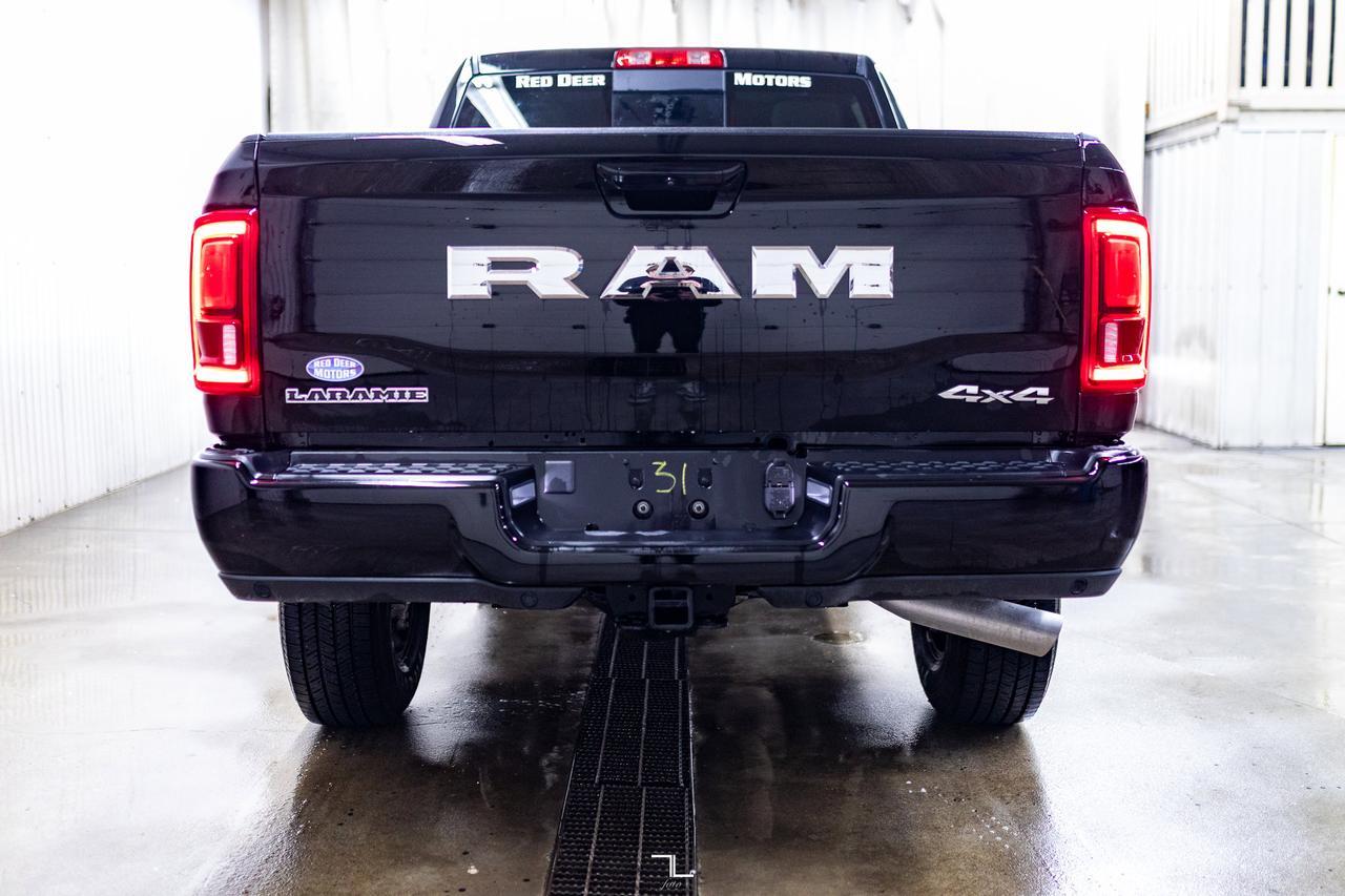 2025 Ram 2500 4x4 Crew Cab Laramie Diesel Leather Nav BCam Red Deer AB