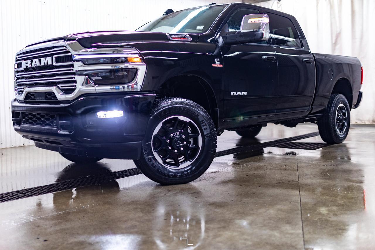 2025 Ram 2500 4x4 Crew Cab Laramie Diesel Leather Nav BCam Red Deer AB
