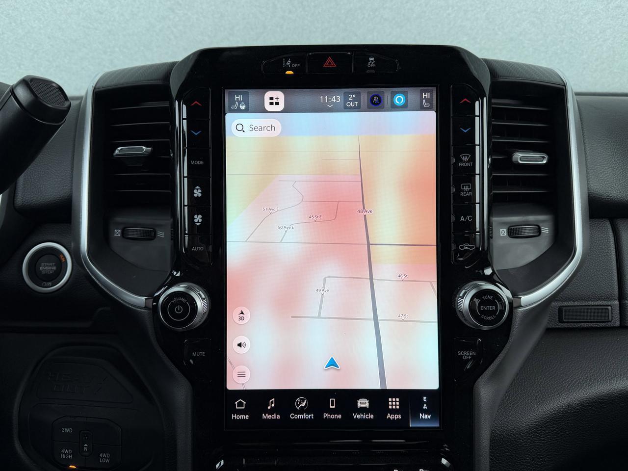 2025 Ram 2500 Big Horn Crew Cab 4x4 | Cummins Diesel | 12IN Touchscreen Nav | Heated Seats | Remote Start Redwater AB