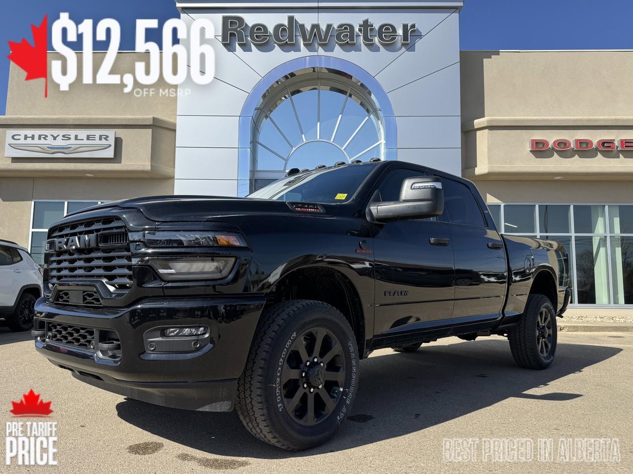 2025 Ram 2500 Big Horn Night Edition Crew Cab 4x4 | Cummins Diesel | Heated Seats | NAV | Alpine Audio