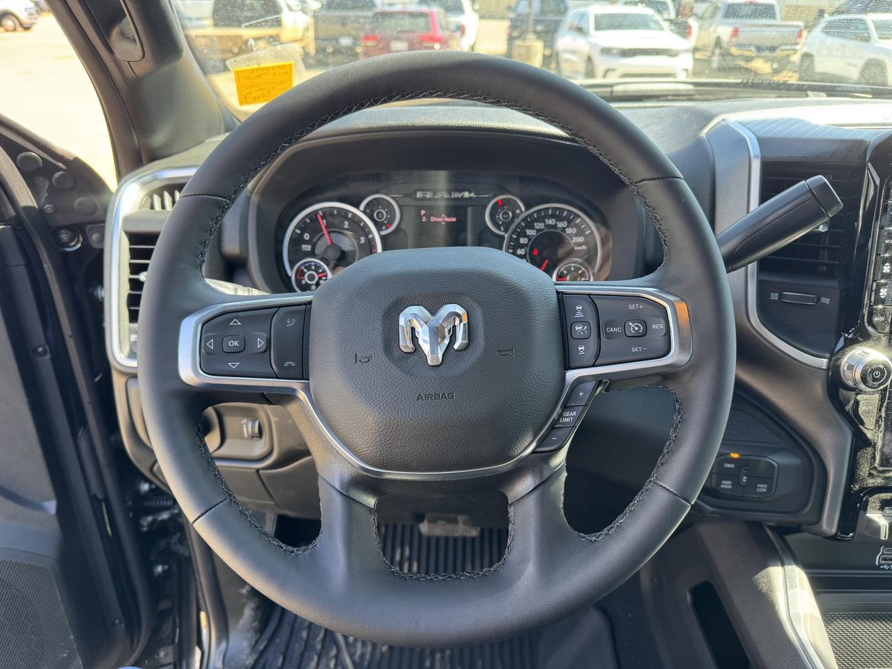2025 Ram 2500 Big Horn Night Edition Crew Cab 4x4 | Cummins Diesel | Heated Seats I Towing PK | NAV | Alpine Stero Redwater AB