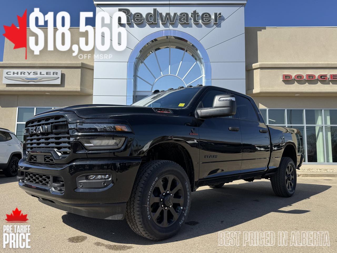 2025 Ram 2500 Big Horn Night Edition Crew Cab 4x4 | Cummins Diesel | Heated Seats I Towing PK | NAV | Alpine Stero