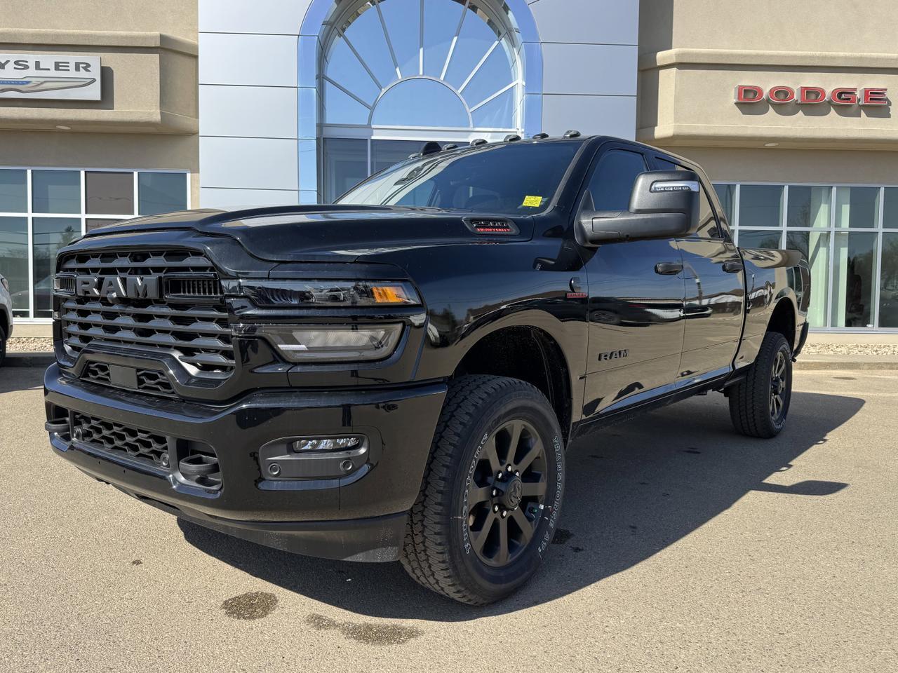 2025 Ram 2500 Big Horn Night Edition Crew Cab 4x4 | Cummins Diesel | Heated Seats I Towing PK | NAV | Alpine Stero Redwater AB