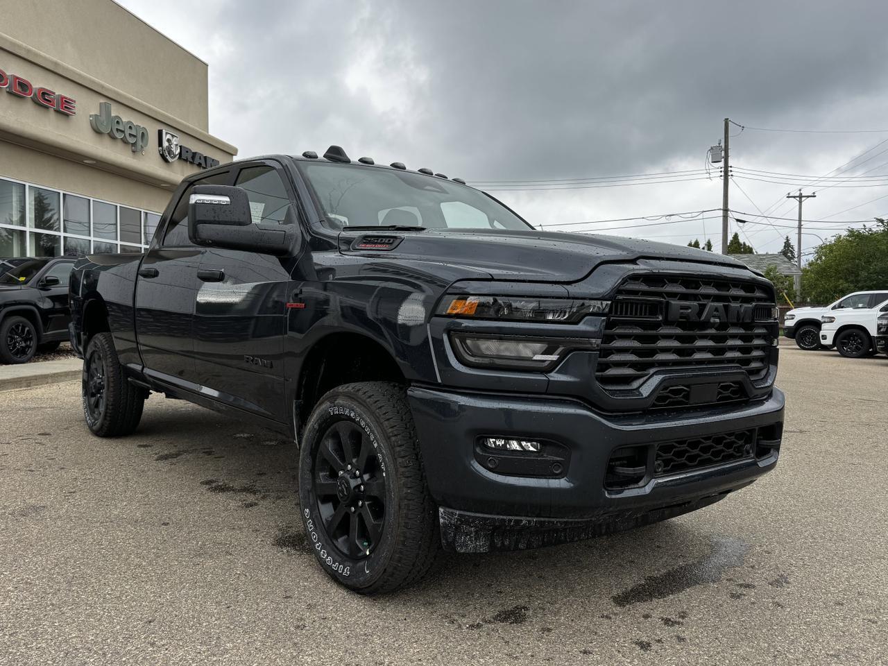 2025 Ram 2500 Big Horn Night Edition Crew Cab 4x4 | Turbo Diesel | Towing | Heated Seats | NAV Redwater AB