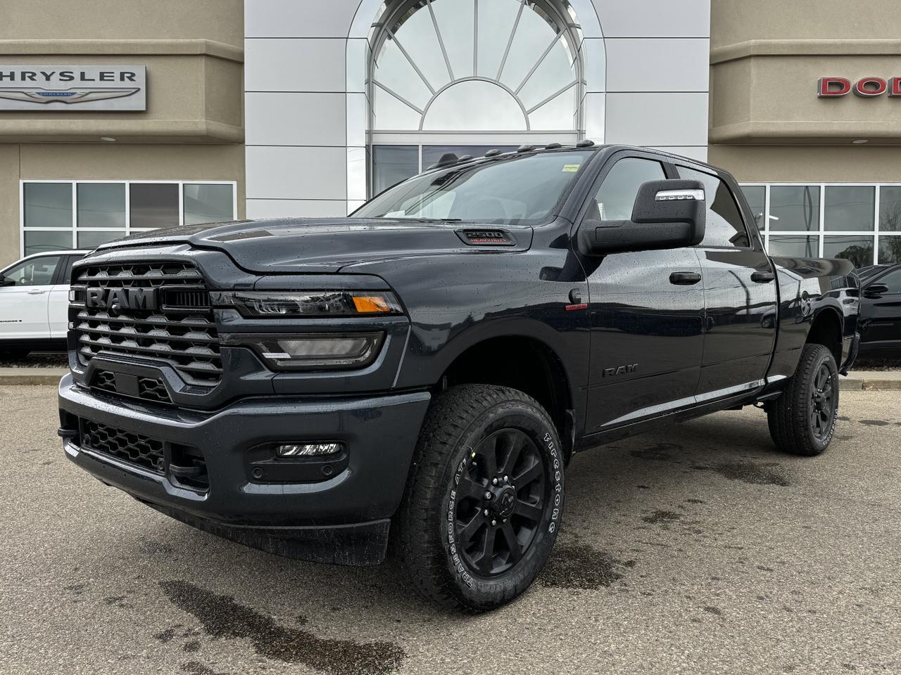 2025 Ram 2500 Big Horn Night Edition Crew Cab 4x4 | Turbo Diesel | Towing | Heated Seats | NAV Redwater AB