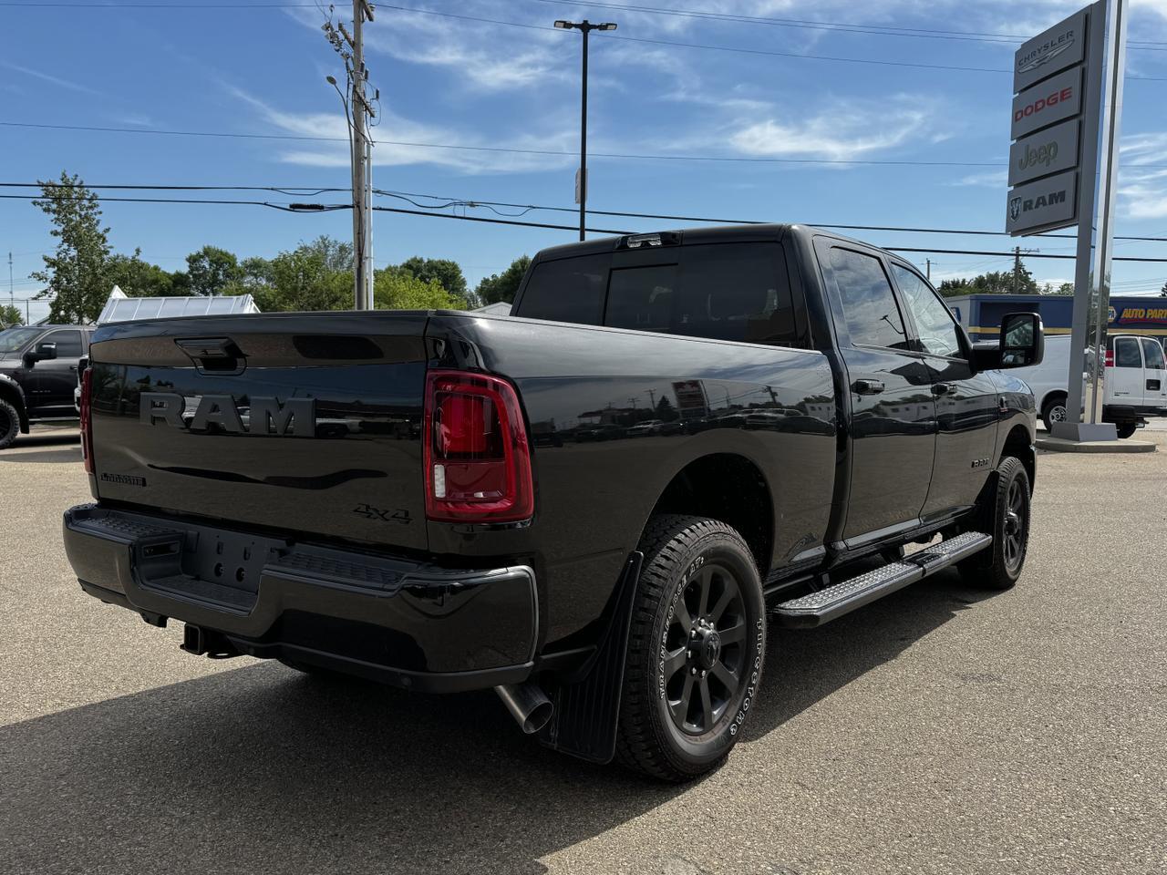 2025 Ram 2500 Laramie Night Edition Crew Cab 4x4 | Cummins | Sport Hood | Sunroof | NAV Redwater AB