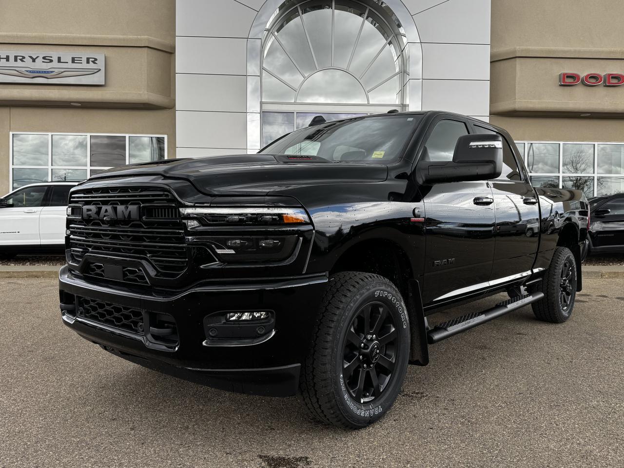 2025 Ram 2500 Laramie Night Edition Crew Cab 4x4 | Cummins Diesel | Leather | Heated Vented Seats | Sunroof Redwater AB