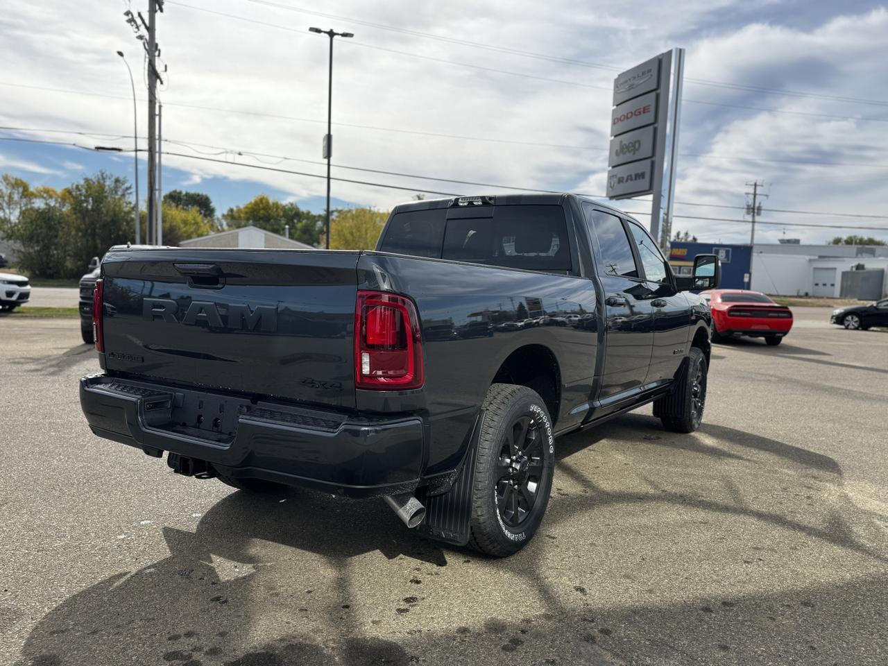2025 Ram 2500 Laramie Night Edition Crew Cab 4x4 | Cummins Diesel | Towing | NAV | Leather | Sunroof Redwater AB