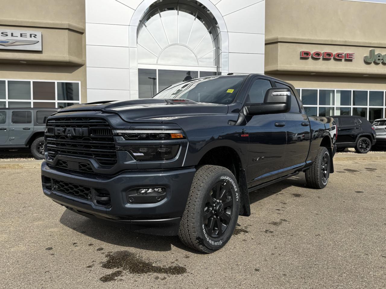 2025 Ram 2500 Laramie Night Edition Crew Cab 4x4 | Cummins Diesel | Towing | NAV | Leather | Sunroof Redwater AB