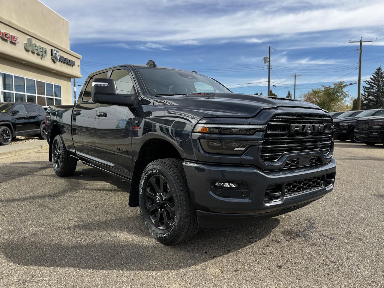 2025 Ram 2500 Laramie Night Edition Crew Cab 4x4 | Cummins Diesel | Towing | NAV | Leather | Sunroof Redwater AB