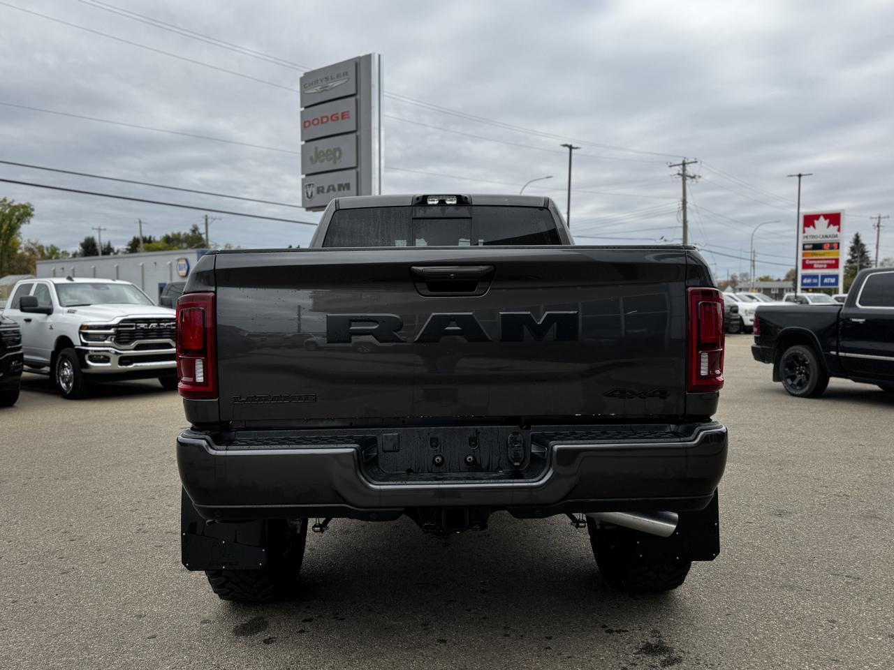 2025 Ram 2500 Laramie Night Edition Crew Cab 4x4 | TOMBSTONE | Rig Ready Ram | Cummins | Heated Vented Seats Redwater AB