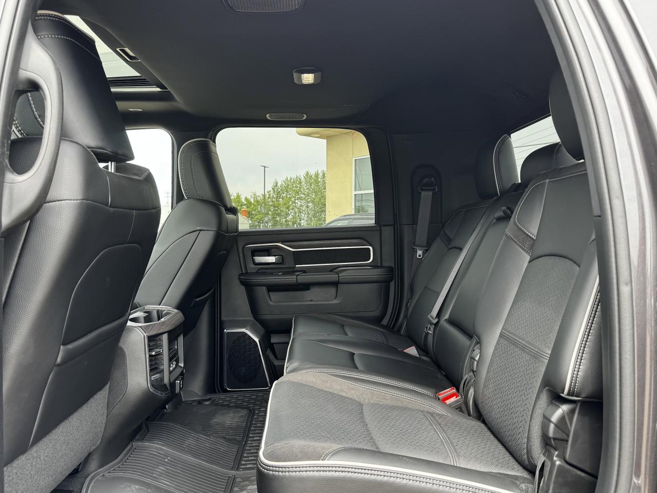 2025 Ram 2500 Laramie Night Edition Mega Cab 4x4 | Rig Ready Ram | Leather | Heated Vented Seats | Sunroof Redwater AB