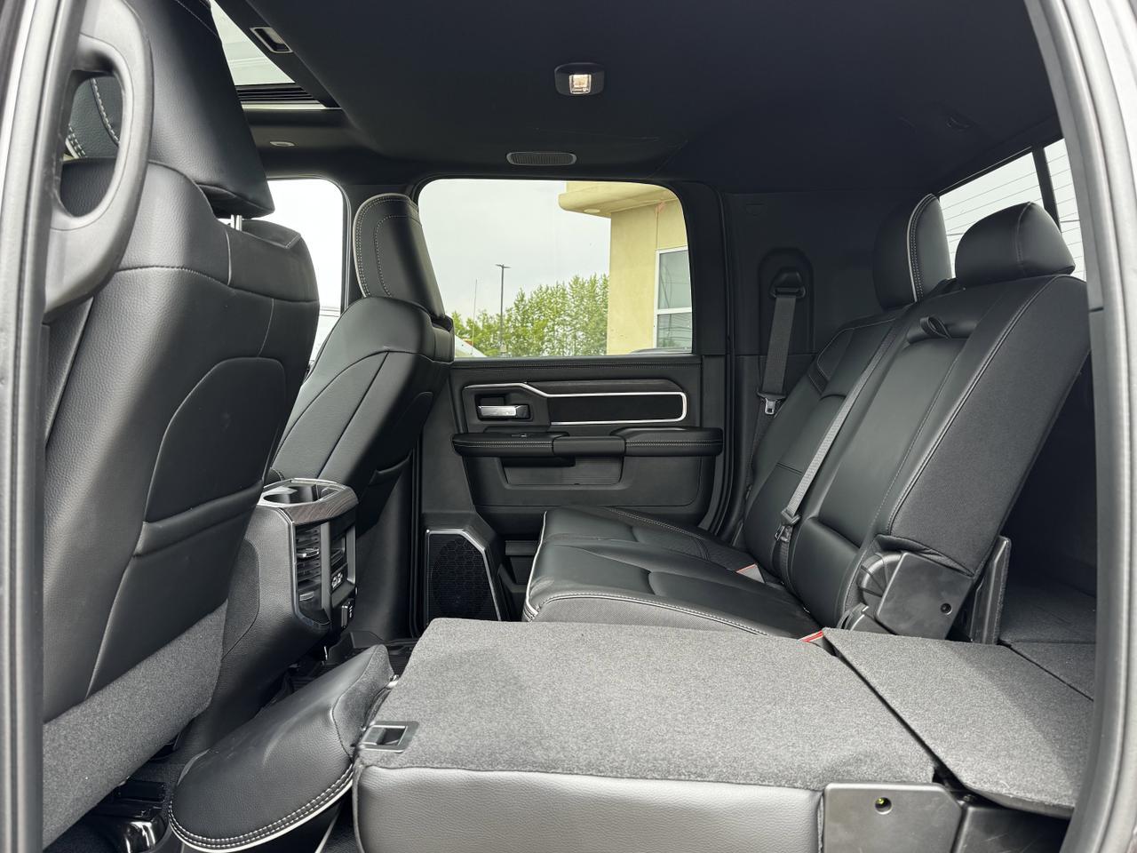 2025 Ram 2500 Laramie Night Edition Mega Cab 4x4 | Rig Ready Ram | Leather | Heated Vented Seats | Sunroof Redwater AB