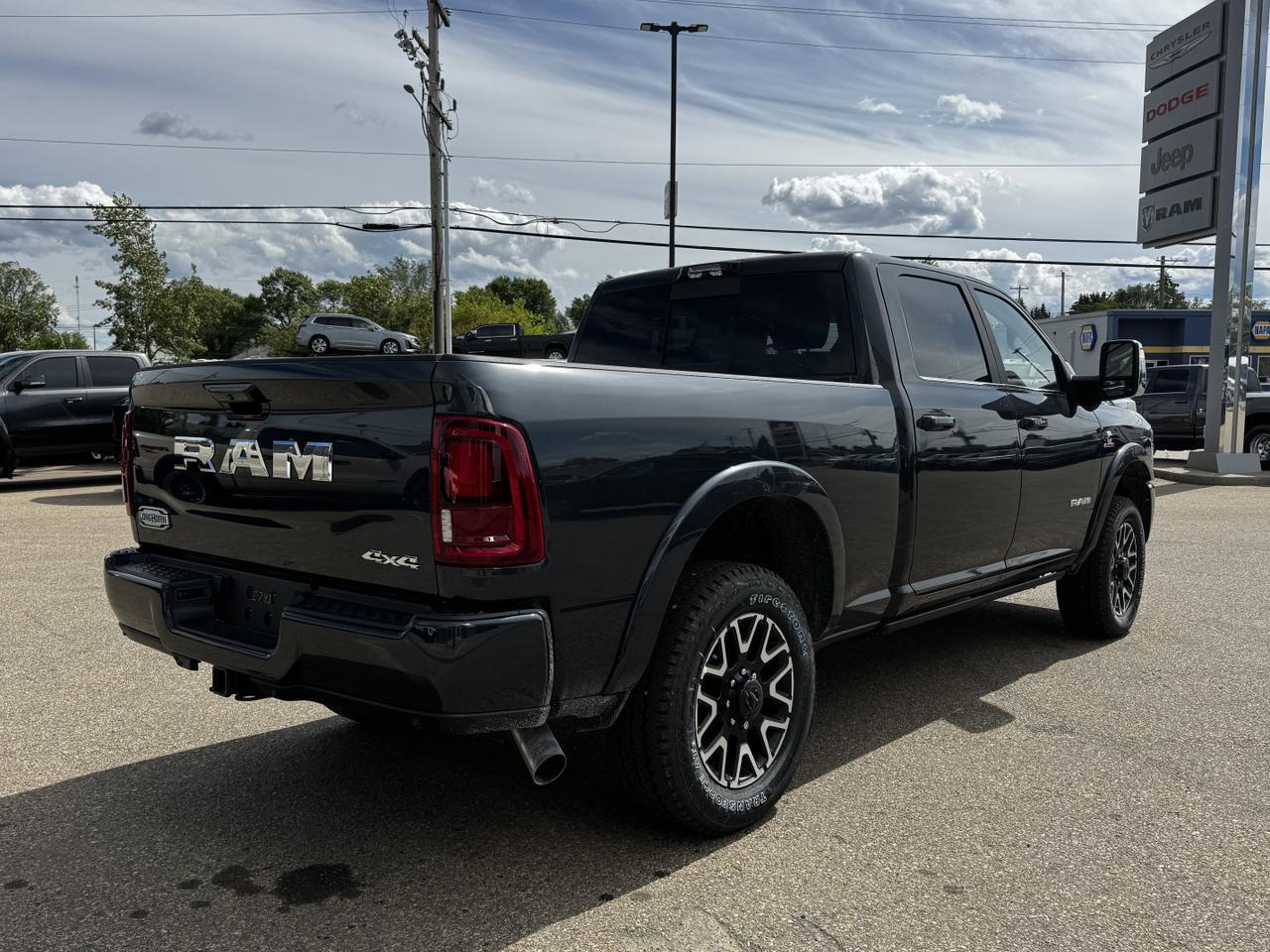 2025 Ram 2500 Limited Longhorn Crew Cab 4x4 | Cummins Diesel | Leather | Towing | Sunroof | Heated Vented Seats Redwater AB