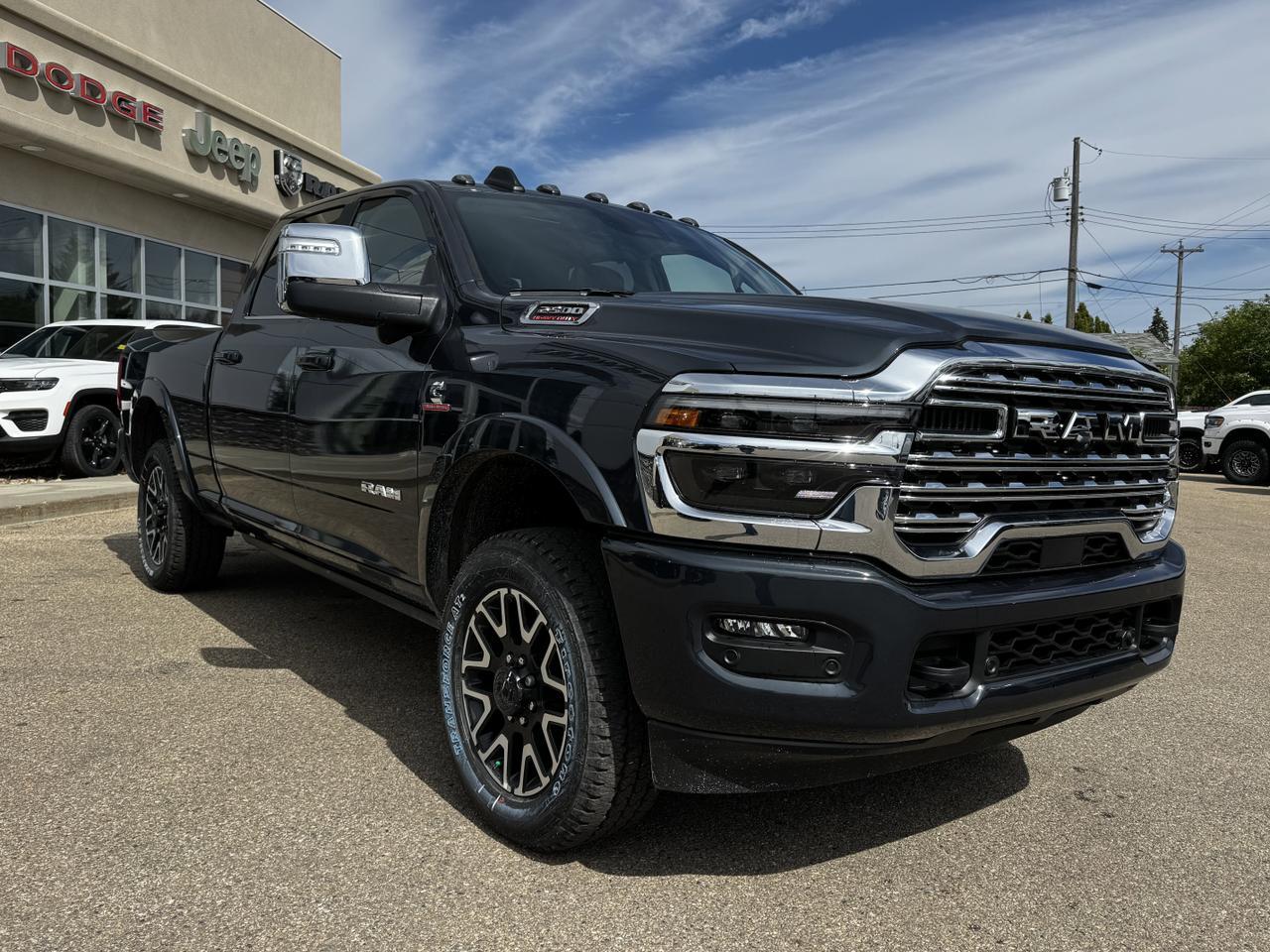 2025 Ram 2500 Limited Longhorn Crew Cab 4x4 | Cummins Diesel | Leather | Towing | Sunroof | Heated Vented Seats Redwater AB