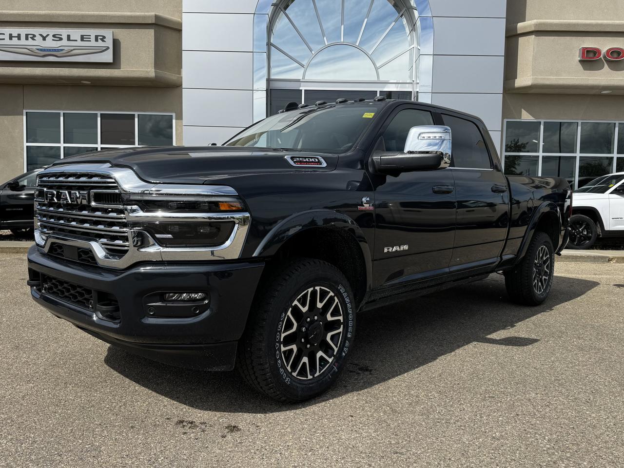 2025 Ram 2500 Limited Longhorn Crew Cab 4x4 | Cummins Diesel | Leather | Towing | Sunroof | Heated Vented Seats Redwater AB