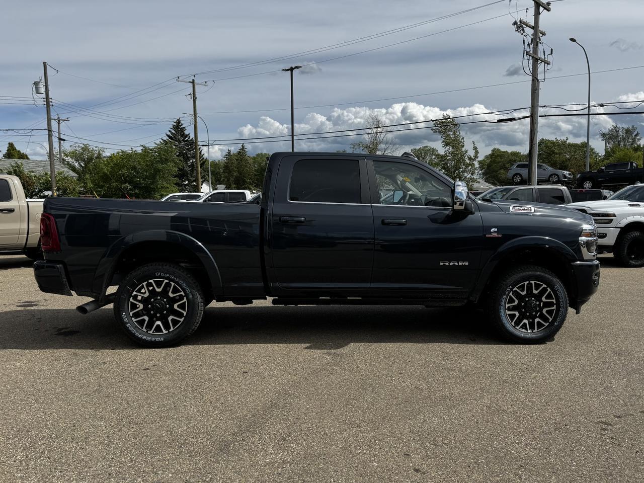2025 Ram 2500 Limited Longhorn Crew Cab 4x4 | Cummins Diesel | Leather | Towing | Sunroof | Heated Vented Seats Redwater AB