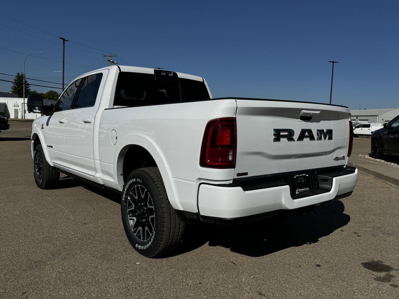 2025 Ram 2500 Limited Longhorn Crew Cab 4x4 | Cummins Diesel | Leather | Towing Prep | Sunroof | NAV Redwater AB