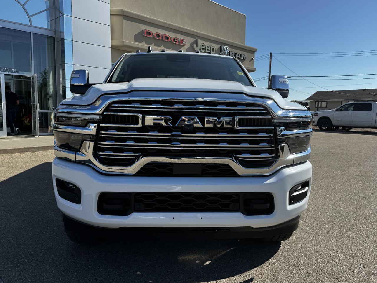2025 Ram 2500 Limited Longhorn Crew Cab 4x4 | Cummins Diesel | Leather | Towing Prep | Sunroof | NAV Redwater AB
