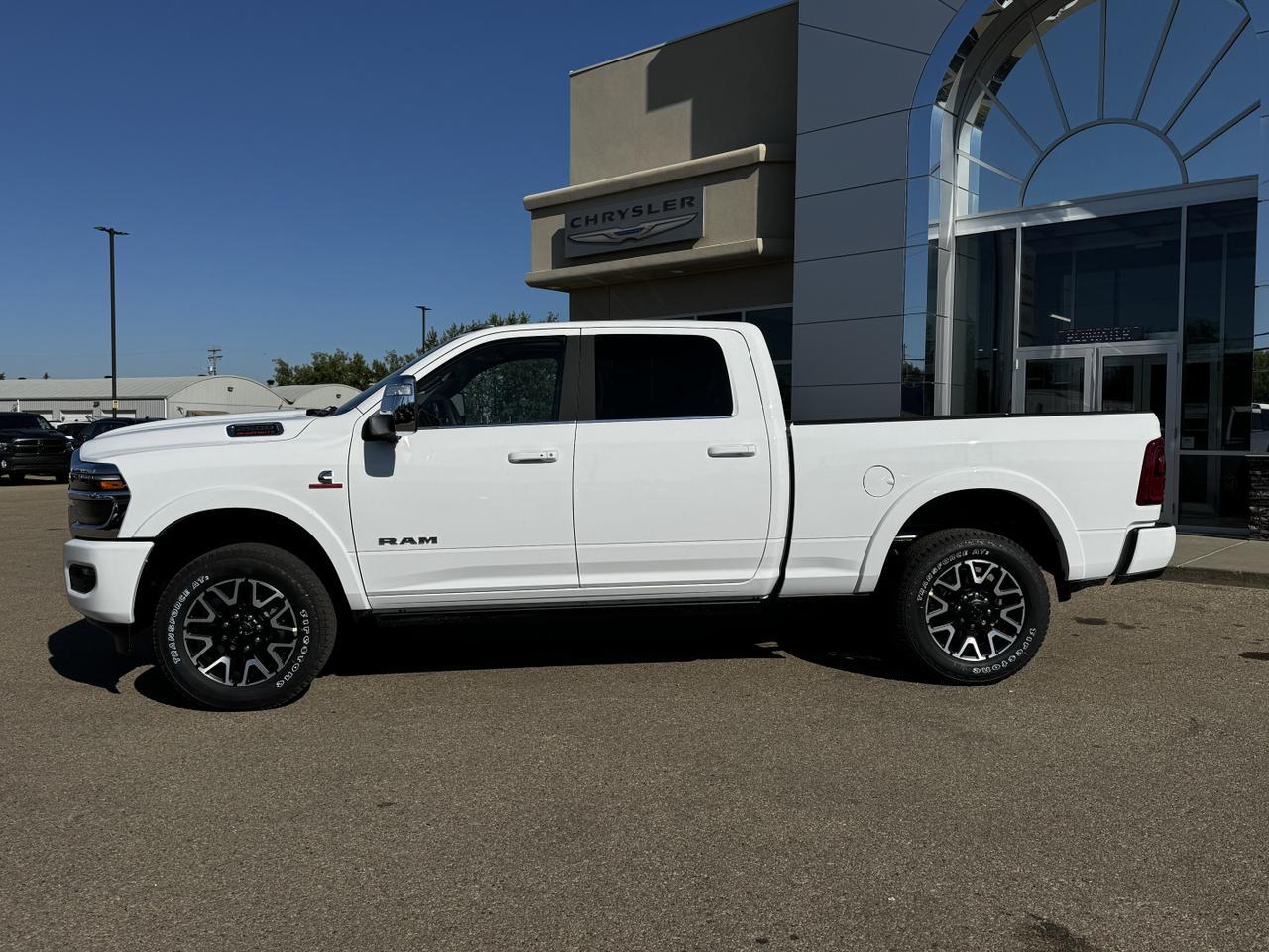 2025 Ram 2500 Limited Longhorn Crew Cab 4x4 | Cummins Diesel | Leather | Towing Prep | Sunroof | NAV Redwater AB