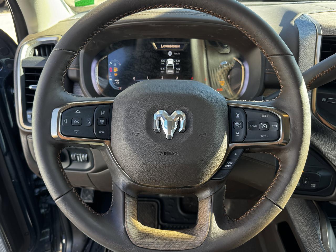 2025 Ram 2500 Limited Longhorn Crew Cab 4x4 | Cummins Diesel | Mountain Brown Seats | Towing Prep | NAV Redwater AB