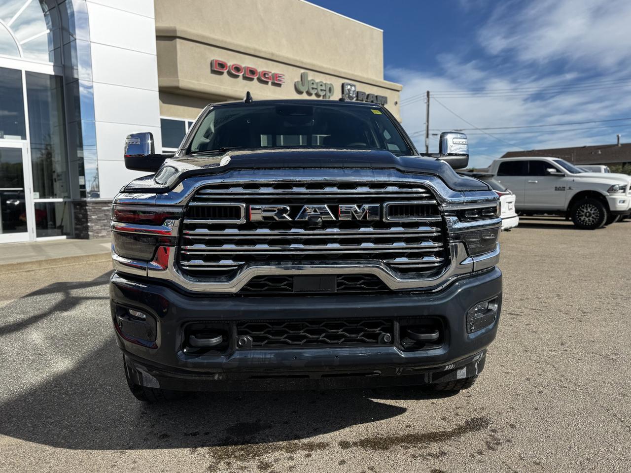 2025 Ram 2500 Limited Longhorn Crew Cab 4x4 | Cummins Diesel | Mountain Brown Seats | Towing Prep | NAV Redwater AB