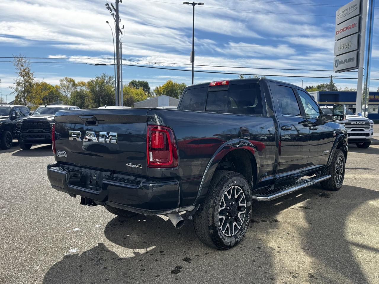 2025 Ram 2500 Limited Longhorn Crew Cab 4x4 | Cummins Diesel | Mountain Brown Seats | Towing Prep | NAV Redwater AB