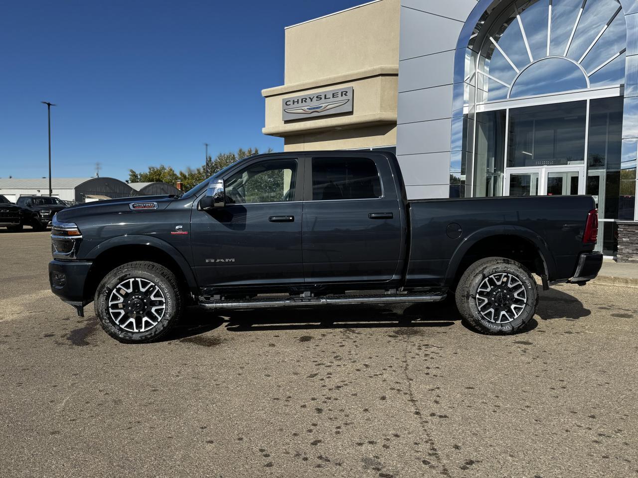 2025 Ram 2500 Limited Longhorn Crew Cab 4x4 | Cummins Diesel | Mountain Brown Seats | Towing Prep | NAV Redwater AB