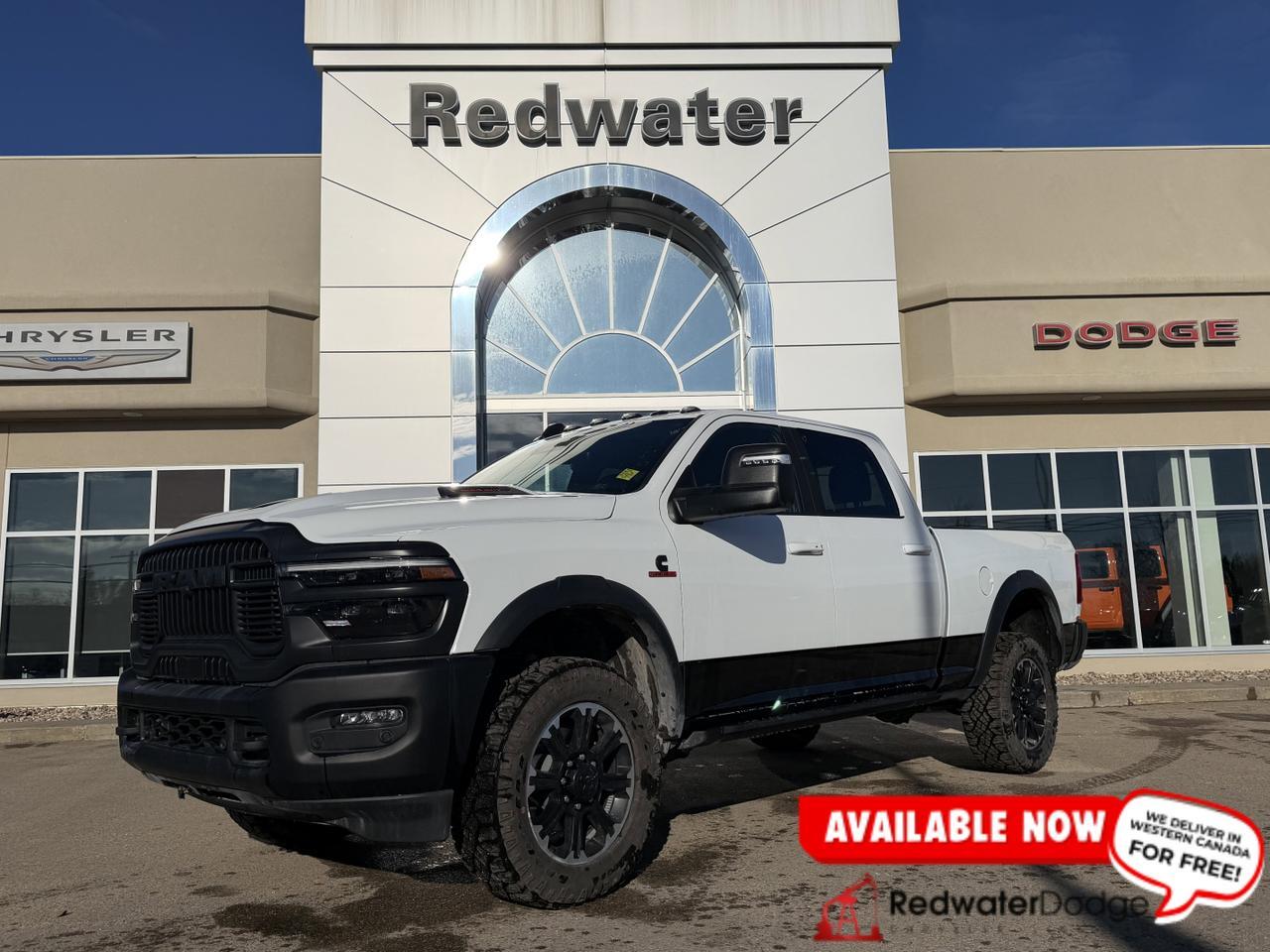 2025 Ram 2500 Rebel Crew Cab 4x4 | Cummins Diesel | 12IN Display | NAV | Backup Camera | Heated Seats Redwater AB