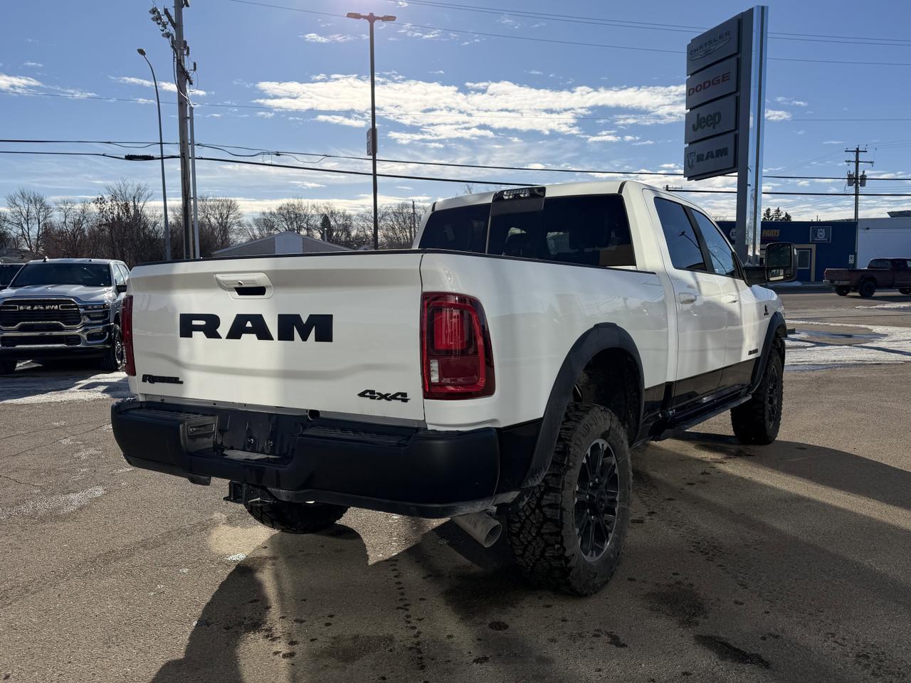 2025 Ram 2500 Rebel Crew Cab 4x4 | Cummins Diesel | 12IN Display | NAV | Backup Camera | Heated Seats Redwater AB