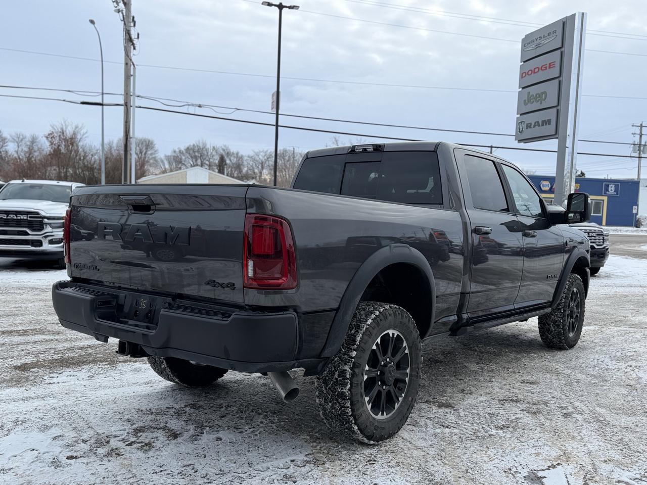 2025 Ram 2500 Rebel Crew Cab 4x4 | Cummins Diesel | Low KMs | NAV | Backup Camera | Tow Hooks Redwater AB