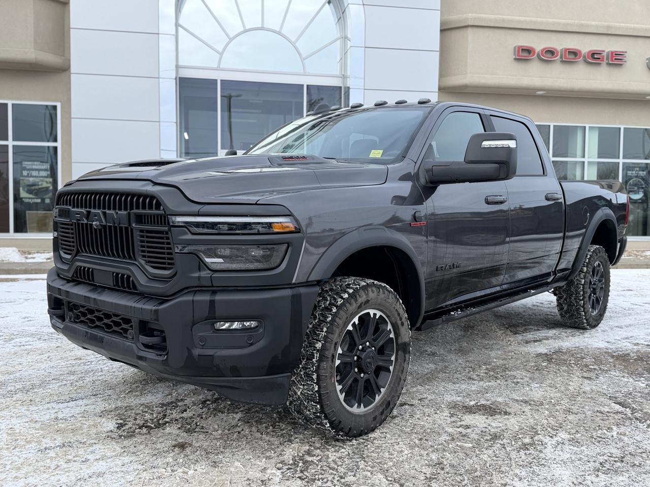 2025 Ram 2500 Rebel Crew Cab 4x4 | Cummins Diesel | Low KMs | NAV | Backup Camera | Tow Hooks Redwater AB