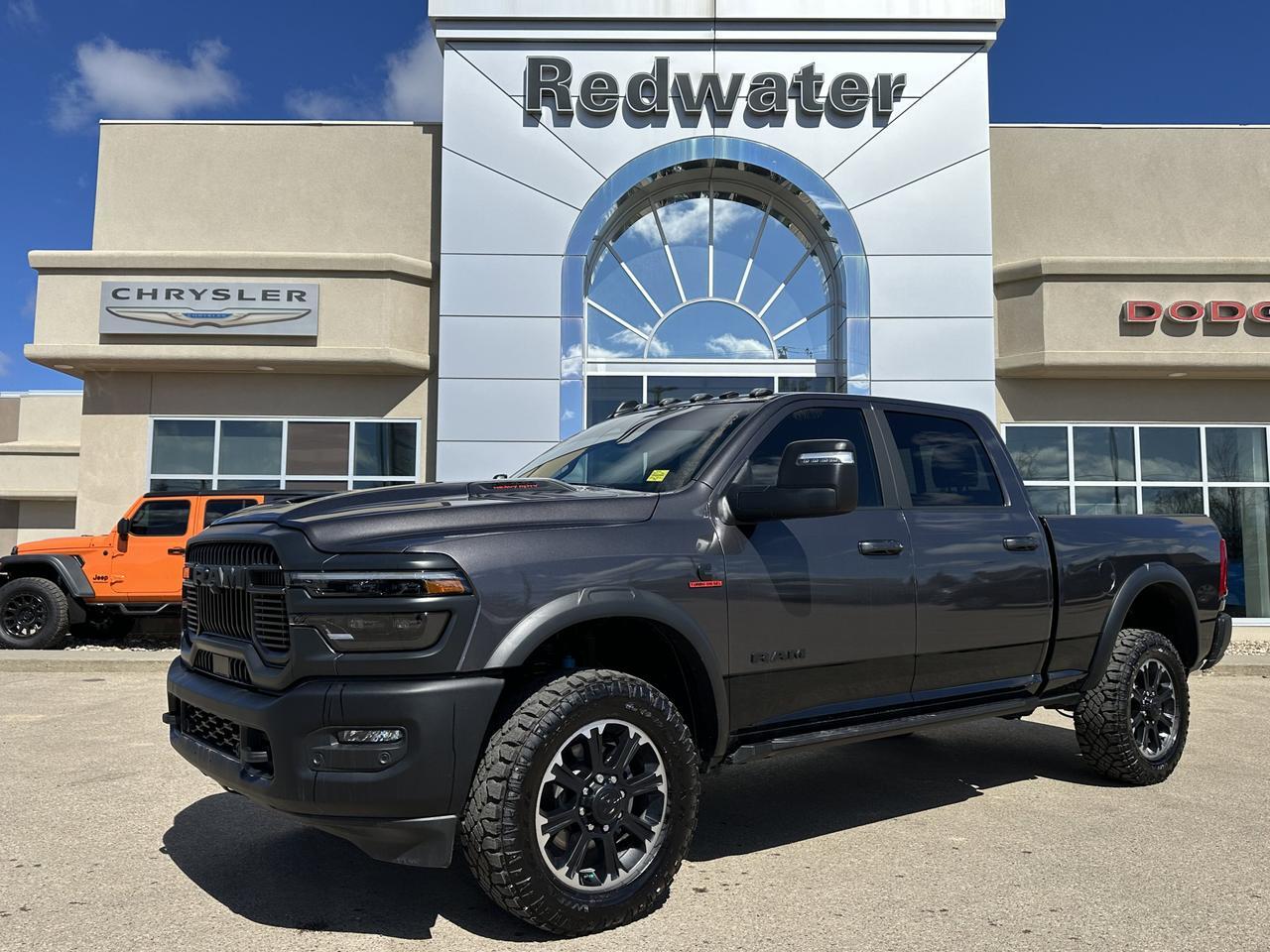2025 Ram 2500 Rebel Crew Cab 4x4 | Cummins Diesel | Low KMs | NAV | Backup Camera | Tow Hooks