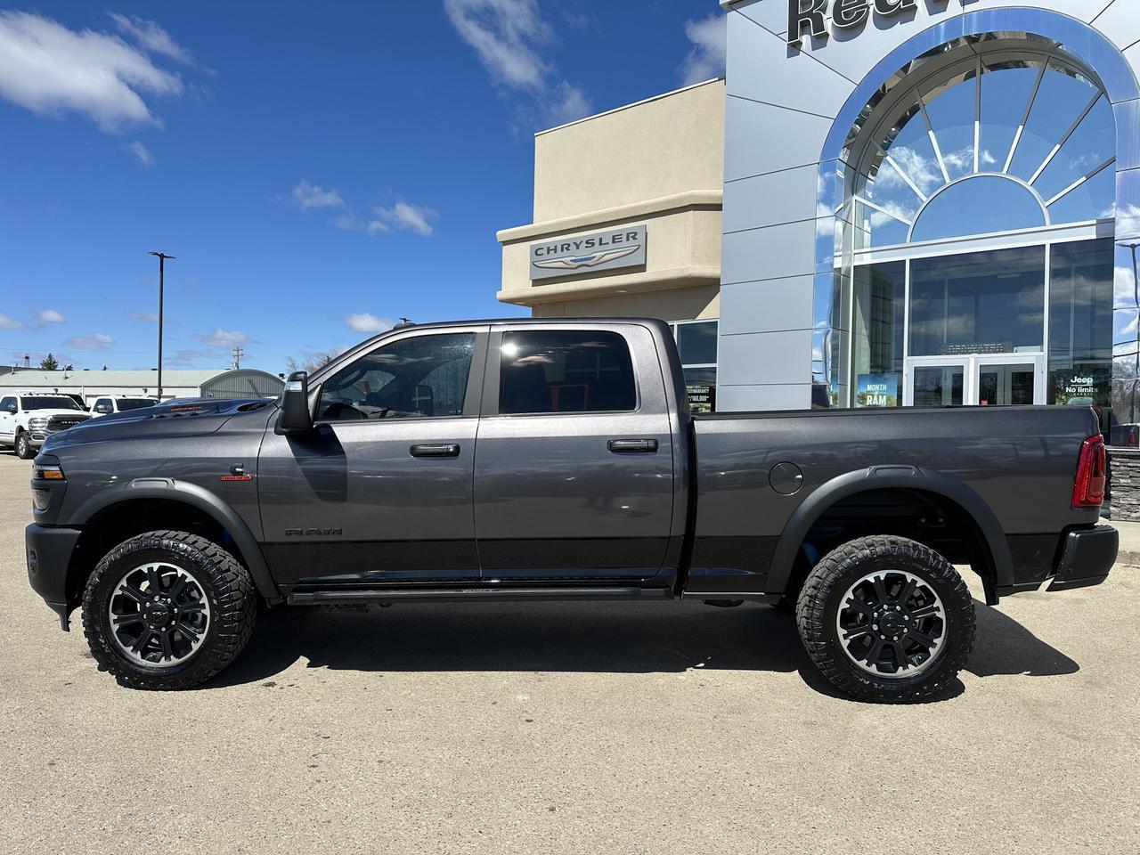 2025 Ram 2500 Rebel Crew Cab 4x4 | Cummins Diesel | Low KMs | NAV | Backup Camera | Tow Hooks Redwater AB