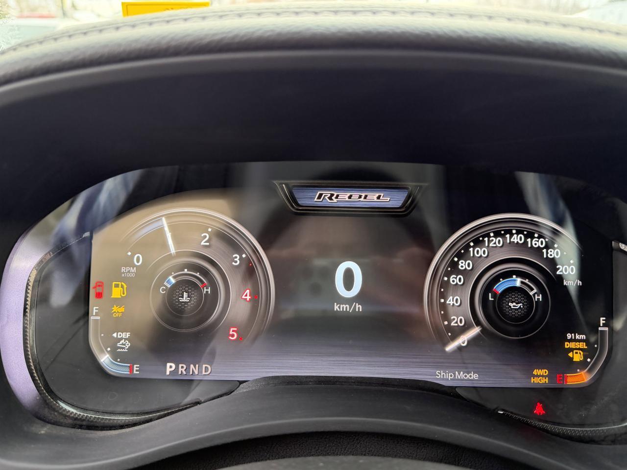 2025 Ram 2500 Rebel Crew Cab 4x4 | Cummins Diesel | Low KMs | NAV | Backup Camera | Tow Hooks Redwater AB