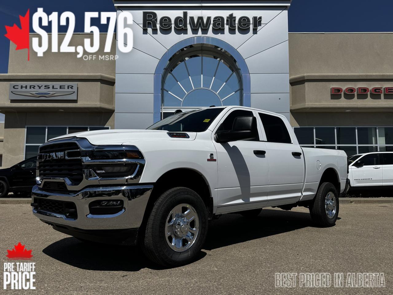 2025 Ram 2500 Tradesman Crew Cab 4x4 | Cummins Diesel | Front Bench | Towing | Chrome
